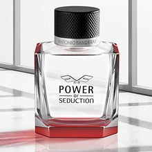Load image into Gallery viewer, Antonio Banderas Perfumes - Power of Seduction - Eau de Toilette Spray for Men - Fruity, Soft and Daring Fragrance - 3.4 Fl Oz