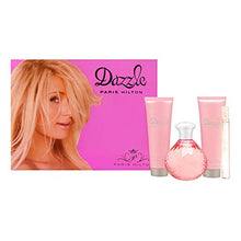 Load image into Gallery viewer, Paris Hilton Paris Hilton Dazzle for Women 4piece Set Includes: 4.2 Oz Eau De Toilette + 0.34 Oz Eau De Parfum Rollerball + 3.0 Oz Body Lotion + 3.0 Oz Shower Gel
