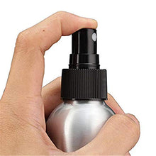 Load image into Gallery viewer, Uheng 10 Pack 3oz Aluminum Fine Mist Spray Bottles, Refillable Perfume Atomizer Empty Beauty Metal Sprayer Essential Oil Cosmetic Travel Container