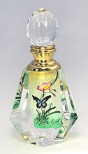 Load image into Gallery viewer, Blue Butterfly Art Glass Collectible Crystal Perfume Bottle - PBD04-692