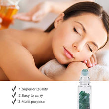 Load image into Gallery viewer, Gemstone Essential Oils Bottles10pcs Natural Gemstones Essential Oil Roller Bottles 10ml Perfume Sample Vials with Crystal Stone Roller Balls & Healing Crystal Chips Inside