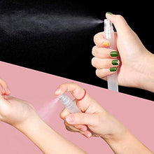 Load image into Gallery viewer, Spritzer Bottle, Mini Frosted Plastic Portable Mist Empty Refillable Spray Bottle Perfume Atomizer for Personal Beauty Care,Travel and Gift (10ml X 40Pcs)