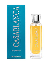 Load image into Gallery viewer, Casablanca, Eau de Parfum (100mL) | Sweet Gourmand Fragrance Built Around Amber, Peru Balsam, Musk, Suede and Liquid Caramel | for Men and Women | by Oud Perfume Artisan Swiss Arabian | Cologne Spray