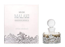 Load image into Gallery viewer, Musk Malaki 30mL Perfume Oil | Original Long Lasting Formula in Glass Bottle | Premium Concentrate Parfum Oil by Oud Fragrance Artisan Swiss Arabian | Body and Skin Oil Great Gift Package