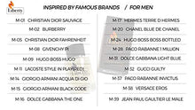 Load image into Gallery viewer, Liberty Perfume - Premium equivalent to all those luxury perfumes - Eau de Parfum - For Men Fresh Woddy - M01-50ML