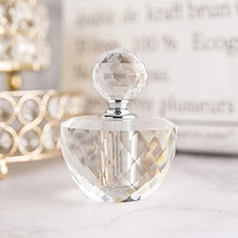 Load image into Gallery viewer, H&D HYALINE & DORA 8ML Vintage Crystal Perfume Bottles,Clear Carved Crystal Empty Bottle,Gift for Lady