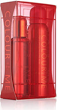Load image into Gallery viewer, Colour Me | Red | Eau de Toilette and Body Spray | Perfume 2 Piece Gift Set | Womens Fragrance | Chypre Fruity Scent | EDT Spray - 3.4 oz / Body Spray - 5.1 oz