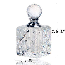 Load image into Gallery viewer, H&D HYALINE & DORA Crystal Vintage Perfume Bottles,Empty Pretty Bottle Gift for Lady