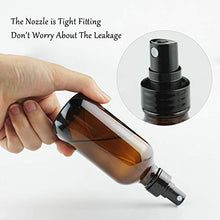 Load image into Gallery viewer, 4oz Amber Glass Spray Bottle for Essential Oils,Small Empty Fine Mist Spray Bottle, Refillable Liquid Containers for Perfumes,Cleaning Products,16 Pack