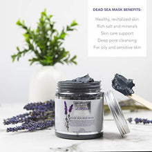 Load image into Gallery viewer, Father's Day Gift - Jasmine Lavender Bath and Body Gift Set, Luxury Bath Essentials with Shea Butter - Home Spa Kit - Dead Sea Mud Mask, Shower Gel, Body Lotion & Handmade Soap in an Elegant Tin Box