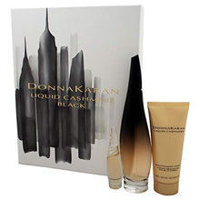 Load image into Gallery viewer, Donna Karan Liquid Cashmere Women's Gift Set, Black, 3 Count