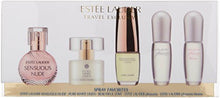 Load image into Gallery viewer, Estee Lauder Travel Exclusives 5 Piece Purse Spray Miniature Collection 5 Piece Set