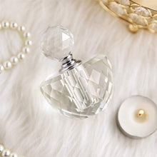 Load image into Gallery viewer, H&D HYALINE & DORA 8ML Vintage Crystal Perfume Bottles,Clear Carved Crystal Empty Bottle,Gift for Lady
