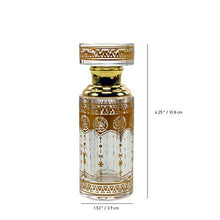 Load image into Gallery viewer, KECHU Luxury Golden Stripe Empty Crystal Perfume Bottle Refillable Glass Contianer 12ml