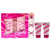 Load image into Gallery viewer, Aquolina Pink Sugar Candy Magic Women 3.4oz EDT Spray, 1.7oz Glossy Shower Gel, 1.7oz Creamy Body Lotion 3 Pc Gift Set