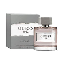 Load image into Gallery viewer, Guess Fragrance 1981 Eau De Toilette for Men, 3.4 Fluid Ounce
