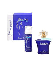 Load image into Gallery viewer, Blue Lady with Deo for Woman EDP - Eau De Parfum 40ML (1.3 oz) | Romantic Pour Femme Spray | Refreshing blend of Jasmine with Musk and Vanilla | by RASASI Perfumes
