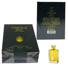 Load image into Gallery viewer, Tequila Parfums Tequlia Gold for Men Eau De Parfum Spray Ozs, Clear, 3.4 Fl Oz