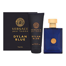 Load image into Gallery viewer, Versace Dylan Blue 2 Piece Gift Set For Men (3.4 Eau Di Toilette Spray/3.4 Eau Di Perfume Spray Bath & Shower Gel)