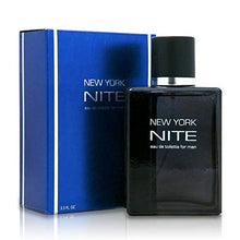 Load image into Gallery viewer, New York Nite- Eau De Toilette Spray Perfume, Fragrance For Men- Daywear, Casual Daily Cologne Set with Deluxe Suede Pouch- 3.3 Oz Bottle- Ideal EDT Beauty Gift for Birthday, Anniversary?Ǫ