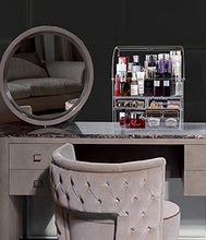 Load image into Gallery viewer, Cosmetics Organizer, Large Acrylic Storage Organizers and Makeup with Lid Cosmetic Storage Drawers, Dust Water Proof Skincare Box for Bathroom Counter Dresser, Brush Lipstick Perfume, High Transparent