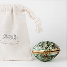Load image into Gallery viewer, Solid Perfume - Vetiver & Lemongrass Fragrance by Roots Rose Radish - All Natural & Organic (.25 Oz)