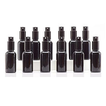 Load image into Gallery viewer, Yizhao 30ml Black Ultraviolet Glass Spray Bottle, with Black Fine Mist Sprayers, for Essential Oils, Cleaning, Perfume,Travel Liquid,Makeup,Portable Cosmetic Bottle?Çö12 Pcs