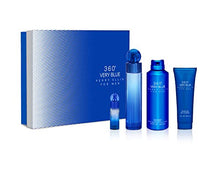 Load image into Gallery viewer, Perry Ellis Fragrances Perry ellis 360 very blue - 4-piece gift set, 3.4 Fl Oz
