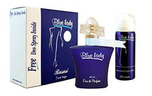 Load image into Gallery viewer, Blue Lady with Deo for Woman EDP - Eau De Parfum 40ML (1.3 oz) | Romantic Pour Femme Spray | Refreshing blend of Jasmine with Musk and Vanilla | by RASASI Perfumes
