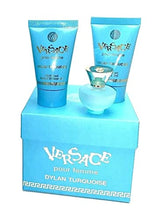 Load image into Gallery viewer, Versace Dylan Turquoise 3 Piece Mini Set for Women