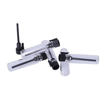 Load image into Gallery viewer, Enslz 100PCS Perfume Samples Mini Bottles with Black Lid Empty Glass Vials Dropper Bottle for Travel and Party (3ml)