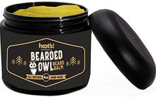 Load image into Gallery viewer, Hoot's Naturals Beard Balm, Extra Large 4oz Organic Beard Oil & Butter Recipe with No Added Fragrance - Leave-In Beard Softener & Conditioner, That Thickens, Strengthens & Styles Facial Hair Growth
