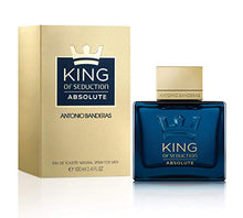 Load image into Gallery viewer, Antonio Banderas Perfumes - King of Seduction Absolute - Eau de Toilette Spray for Men, Woody Moss Fragrance - 3.4 Fl Oz