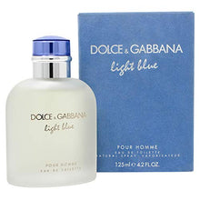 Load image into Gallery viewer, Dolce and Gabbana Light Blue Eau de Toilette Spray for Men, 4.2 Fl Oz