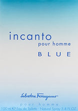 Load image into Gallery viewer, Salvatore Ferragamo Incanto Blue Cologne Eau De Toilette Spray 3.4 Ounce