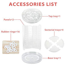 Load image into Gallery viewer, Makeup Organizer, 360 Rotating Makeup Organizer, 7 Adjustable Layers Large Capacity Cosmetics Organizer, Multi Function AcrylicTransparent Make up Organizer, for Bedroom and Dressing Table Organizer