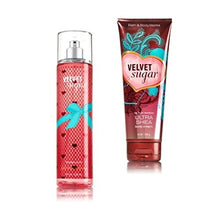 Load image into Gallery viewer, Bath & Body Works - Signature Collection - Velvet Sugar - Fine Fragrance Mist 8 Fl Oz & Ultra Shea Body Cream