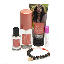 Load image into Gallery viewer, Wild Spirit Spring Jasmine Perfume Gift Set | Floral, Fresh Cruelty-Free Scented Hand Cream, Body Splash, Body Mist, Lava Bead Scent Diffusing Bracelet