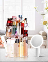 Load image into Gallery viewer, Rotating Makeup Organizer - Anjou 360-degree Rotatable DIY Skincare Organizers Large Capacity Cosmetic Holder Storage with 4 Layers Trays for Countertop, Dresser Room, Bathroom, Vanity