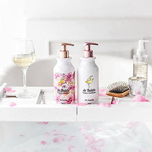 Load image into Gallery viewer, de Balets Perfume Shampoo and Conditioner Set - Moisturizing Hair Products for Dry, Damaged, and Color Treated Hair with Rose Water and Plant-Based Formula with 24 Hour Lasting Fresh Flowers Fragrance