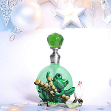 Load image into Gallery viewer, Waltz&F Vintage Perfume Bottle Empty Refillable Essential Oil Bottle Frosted Glass Flat Bottle 8ml (frog)
