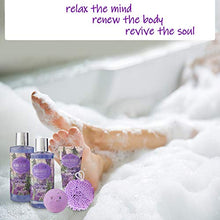 Load image into Gallery viewer, Relaxing Bath Gift Set for Women - Lavender and Rosemary Aromatherapy Basket at Home Spa Kit ?Çô Mothers day Birthday Holiday Gift Ideas for Mom - 13 Pack with Bubble Bath Bombs Show Gel Body Lotion