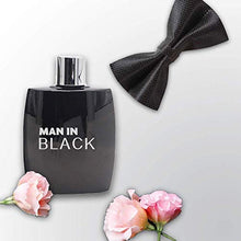 Load image into Gallery viewer, WHITE BLACK PERFUME FOR THE MAN IN BLACK, Eau de Toilette Spray for Men, Perfect Gift, Modernity, Daytime and Casual Use, for all Skin Types, a Classic Bottle, 3.4 Fl Oz