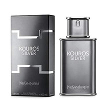 Load image into Gallery viewer, Kouros Silver By Yves Saint Laurent 3.3 oz Eau De Toilette Spray for Men