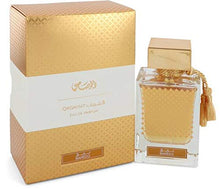 Load image into Gallery viewer, Qasamat Bareeq for Men and Women (Unisex) EDP - Eau De Parfum 65 ML (2.1 oz) I Oriental Alchemy | Intense Vanilla, Addictive Praline, Tonka Beans, Musk | Royal & Luxurious | by RASASI Perfumes
