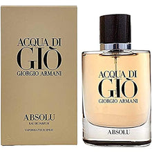 Load image into Gallery viewer, GIORGIO ARMANI Acqua Di Gio Absolu Eau De Parfum Spray, 2.5 Fl Oz, Beige
