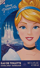 Load image into Gallery viewer, Disney Princess Perfume Eau de Toilette Made in Spain, Blue, Cinderella for Girls by Air Val International, 3.4 Fl Oz