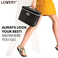 Load image into Gallery viewer, Premium Bath and Body Gift Basket For Women ?Çô 30 Piece Set, Jasmine Home Spa & Makeup Set, Includes Cosmetic Pencils, Lip Balm, Lotions, Perfume, Black Leather Cosmetic Bag & More