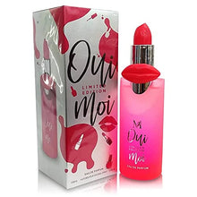 Load image into Gallery viewer, Oui Moi Limited Edition - Eau De Parfum Spray Perfume, Fragrance For Women- Daywear, Casual Daily Cologne Set with Deluxe Suede Pouch- 3.4 Oz Bottle- Ideal EDP Beauty Gift for Birthday, Anniversary