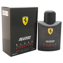 Load image into Gallery viewer, Ferrari Scuderia Black Signature Eau de Toilette Spray for Men, 4.2 Ounce